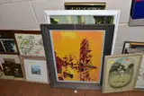 ETC, to include two limited edition prints of Tuscany signed Khosrow, size by Paintings And Prints, print, sold Jul 2021