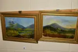 ETC, to include 20th Century landscapes oil on canvas and board, one featuring by Paintings And Prints, oil on canvas, sold Jul 2021