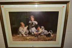 Playtime by David Shepherd, print, sold Jul 2021