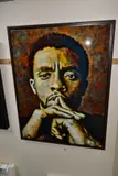 Chadwick boseman by Rachel Thompson, giclee, sold Jun 2021