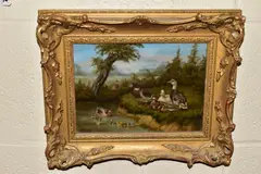 Untitled by Wilhelm Oertel, oil, sold Jun 2021