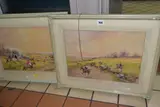 One with a horse and rider in a by W. McDads, watercolor, sold Jun 2021