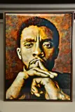 Chadwick boseman by Rachel Thompson, giclee, offered Jun 2021