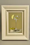 Martini and olives i by Marisa Mallol, oil on board, sold Jun 2021