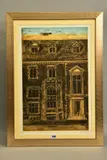 St catharines college chapel entrance by Walter Hoyle, etching, sold Jun 2021