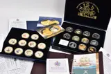 a quantity of the Flight of Concorde silver proof coins, two 25 by Historic Coins Of Great Britiain, photograph, sold Jun 2021