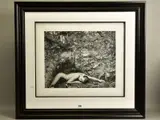 Nude asleep by John Swannell, print, offered Jun 2021