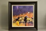 Lights in the park by Peter J. Rodgers, watercolour on paper, sold May 2021