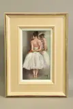 Belleza de ballet ii by Domingo Álvarez Gómez, pastel on paper, sold May 2021