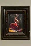 Study for celina with albanico iii by Fabian Perez, print, sold May 2021