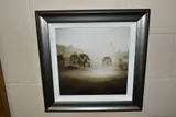 A limited edition print 64/195 depicting a family and hot air by John Waterhouse, print, sold May 2021