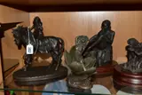 ETC, comprising PP57 'lady Godiva', DH3 'Taking a by Six Bronzed Resin Sculptures By Heredities, sculpture, sold May 2021