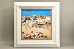 Castles, st ives beach by Tom Butler, print, sold May 2021