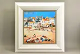 Castles, st ives beach by Tom Butler, print, sold May 2021