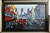 Regents street by Csilla Orban, oil on canvas, sold May 2021