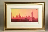 Fifties rush hour by Rolf Harris, print, sold May 2021