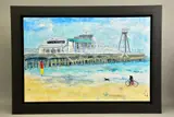 Bournemouth pier by Katharine Dove, oil on canvas, sold Apr 2021