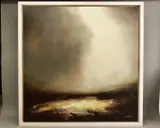 Valley drifts ii by Neil Nelson, 2017, oil on canvas, sold Apr 2021