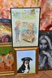 Untitled by Six Paintings to include Martin Kaupp, mixed media, sold Apr 2021