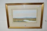 Rannoch Moor by John J. Holmes, watercolour, sold Apr 2021