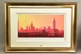 'fifties rush hour by Rolf Harris, print, sold Apr 2021