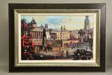 Trafalgar square, london by Christian Hook, print, sold Apr 2021