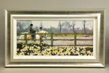 'RIDING IN THE SPRING', a limited edition print of a child riding a by Rolf Harris, print, sold Apr 2021
