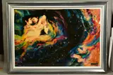 Romeo and juliet by Kerry Darlngton, acrylic, sold Apr 2021