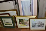 comprising Paul Bisson 'Barn, Suffolk' aquatint engraving, Judy by Five Limited Edition Prints, engraving, sold Apr 2021