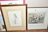comprising a Henry Wilkinson drypoint etching with colours depicting hounds and by Painting And Prints, etching, sold Apr 2021