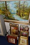 to include a landscape oil on canvas, signed Conti bottom right, approximate by Paintings And Prints, oil on canvas, sold Apr 2021