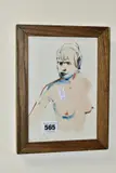 Slight Nudes No 7 by Graham Dean, watercolour on paper, sold Apr 2021