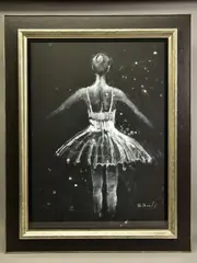 Poise by Tim Steward, pastel on paper, sold Apr 2021