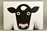 Moo by Doug Hyde, print, sold Apr 2021