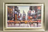 Times square morning by Henderson Cisz, print, sold Apr 2021
