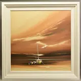 Vanilla sky by Jonathan Shaw, oil on board, sold Mar 2021