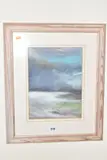Storm, tresco by Wendy McBride, pastel on paper, sold Mar 2021