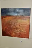 Sand storm by Ross Loveday, oil on canvas, sold Mar 2021