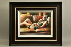 Vanessa by Fabian Perez, watercolour on paper, sold Mar 2021