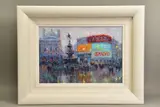 Evening piccadilly, london by Lana Okiro, oil, sold Mar 2021