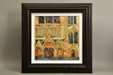 Cathedral detail by Katharine Dove, oil on canvas, sold Mar 2021