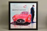 Maserati a6gcs/53 by Markus Haub, mixed media on canvas, sold Mar 2021