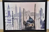 Venetian sunset by Kris Hardy, oil on canvas, sold Mar 2021