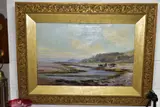 Where the river meets the sea, arran by Henry Hadfield Cubley, 1900, oil on canvas, sold Mar 2021