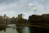 Regent's Canal by Algernon Newton, Oil on canvas, sold May 2021