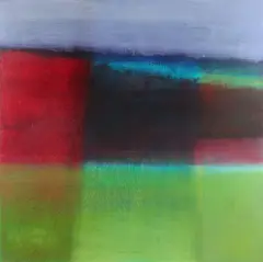 Composition 15 Signed by Orla Whelan, Oil on board, sold May 2021
