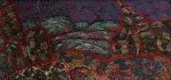 Brund Fell by Nina Hosali, oil on board, sold May 2021
