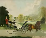 Riding near Windsor Signed Doris Zinkeisen by Doris Zinkeisen, Oil on canvas, sold May 2021