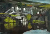 Reflections in the lake at Killarney Signed and dated Alan Cotton 1970 by Alan Cotton, Oil on canvas, sold May 2021
