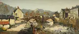 Beddgelert in Snowdonia by Charles Wyatt Warren, Oil on board, sold May 2021